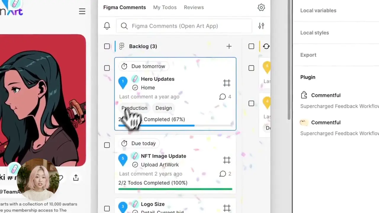 Commentful product demo video