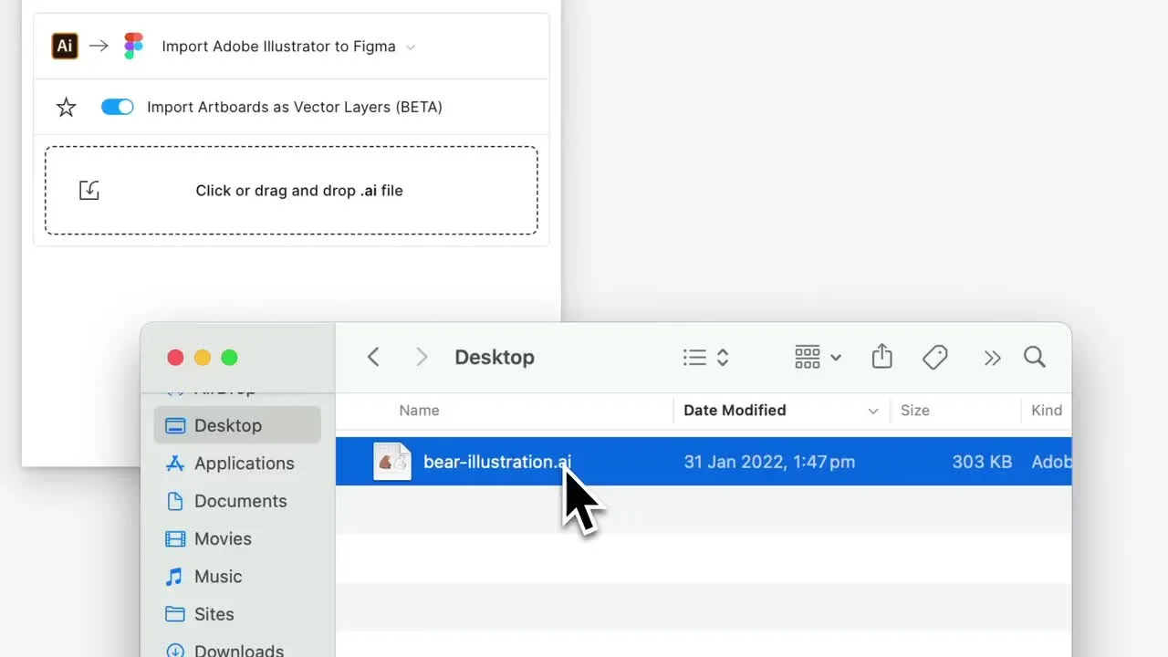 Convertify Illustrator and PDF import preview