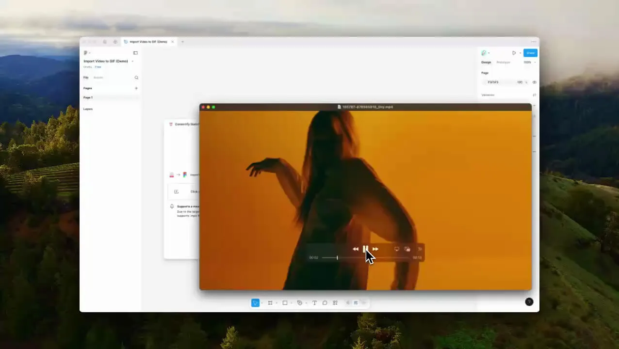 Convertify video to GIF workflow