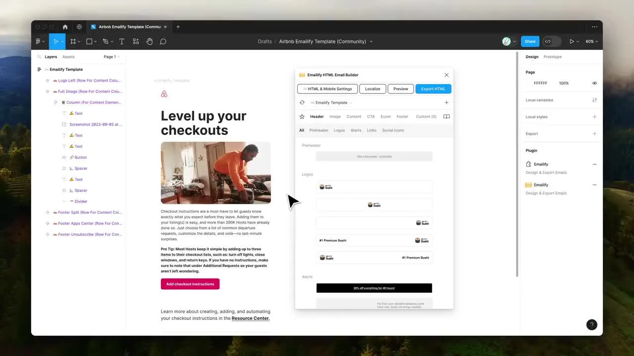 Emailify mobile preview