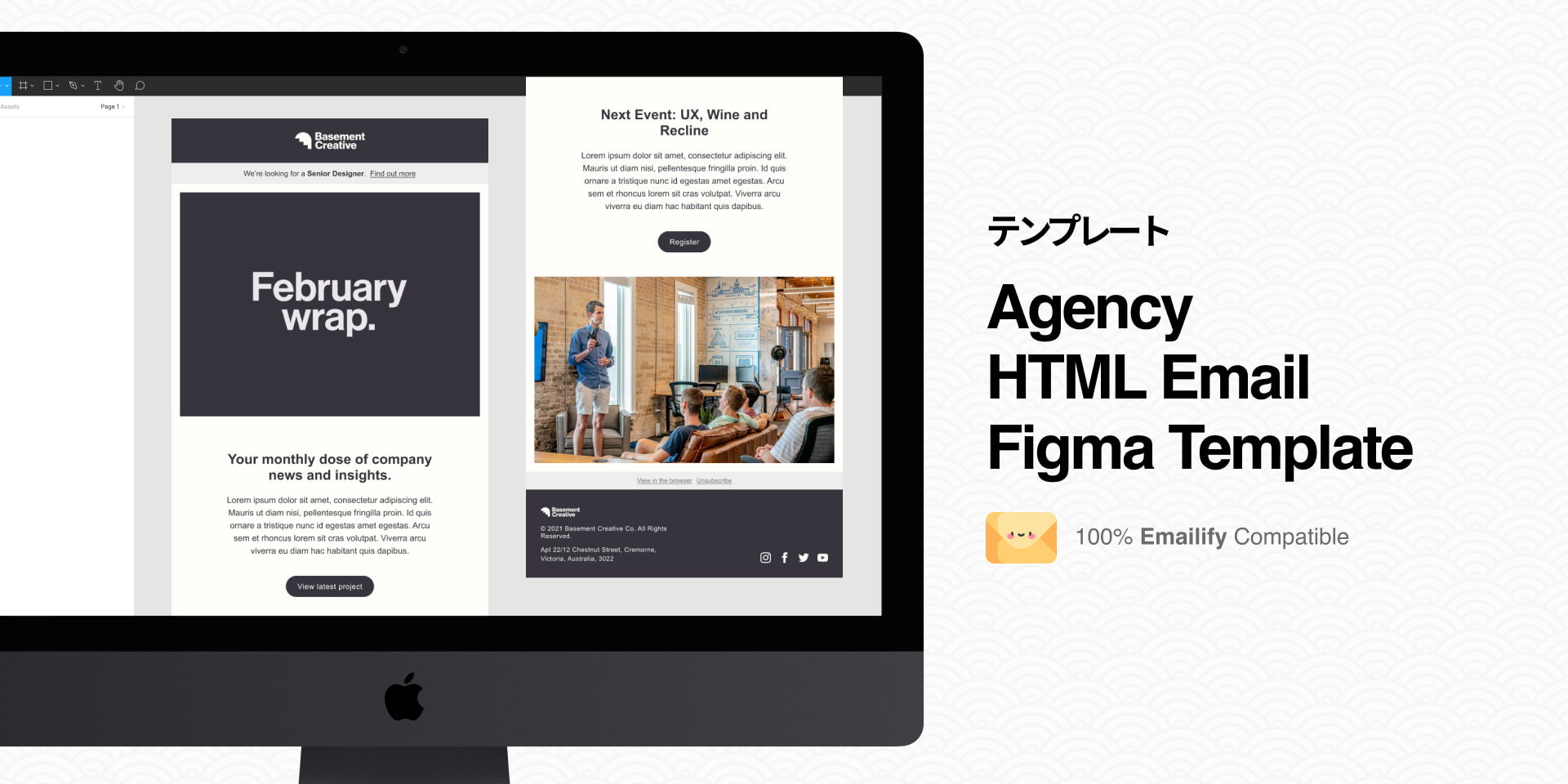 Thumbnail of Agency Free Figma Template