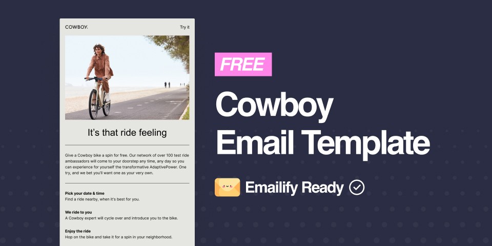 Thumbnail of Cowboy Free Figma Template