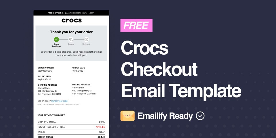 Thumbnail of Crocs Free Figma Template