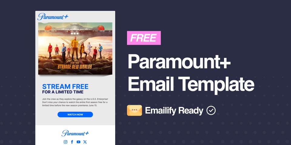 Thumbnail of Paramount+ Free Figma Template