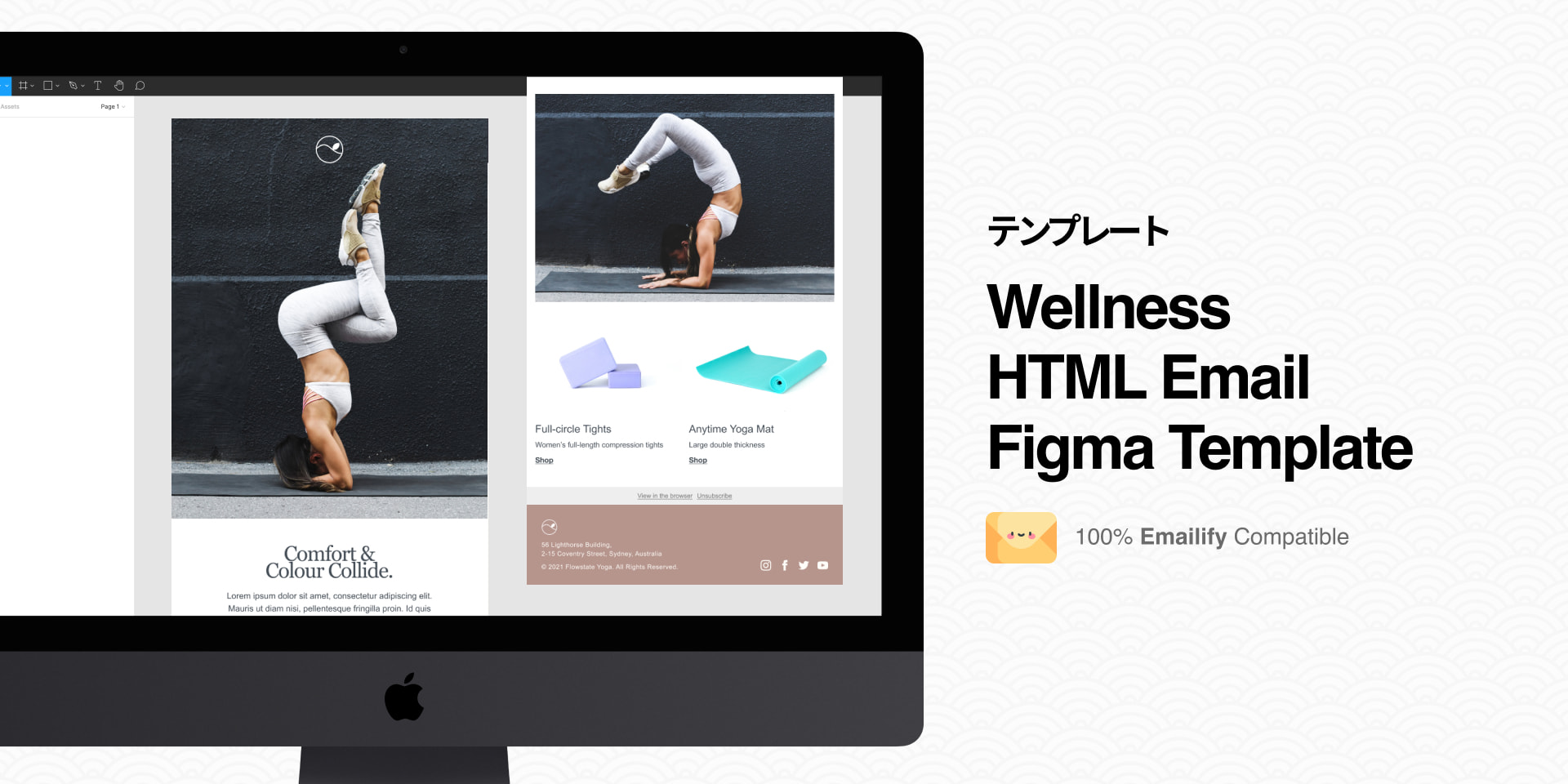 Thumbnail of Wellness Free Figma Template