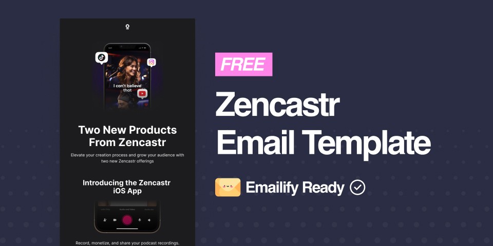 Thumbnail of Zencastr Free Figma Template