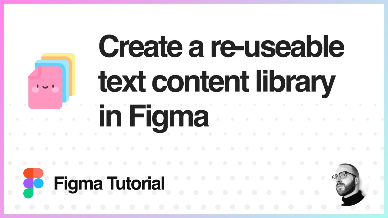 How to create a re-useable text content library in Figma using CopyDoc ...