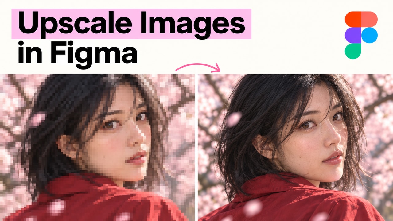 How to upscale images and boost resolution in Figma (100% local AI) using TinyImage